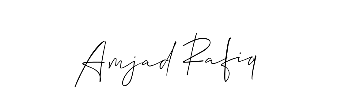 Also You can easily find your signature by using the search form. We will create Amjad Rafiq name handwritten signature images for you free of cost using Allison_Script sign style. Amjad Rafiq signature style 2 images and pictures png