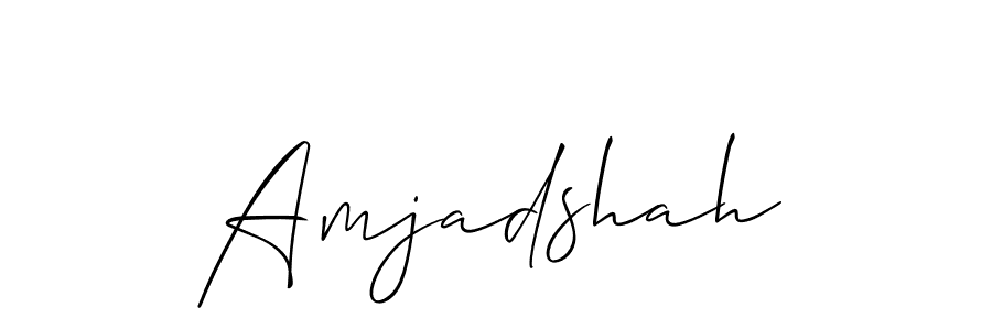 Create a beautiful signature design for name Amjadshah. With this signature (Allison_Script) fonts, you can make a handwritten signature for free. Amjadshah signature style 2 images and pictures png