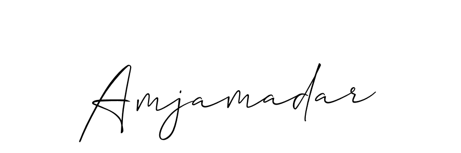 Make a short Amjamadar signature style. Manage your documents anywhere anytime using Allison_Script. Create and add eSignatures, submit forms, share and send files easily. Amjamadar signature style 2 images and pictures png