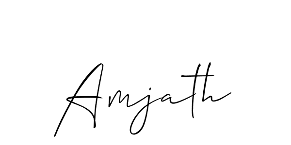 Once you've used our free online signature maker to create your best signature Allison_Script style, it's time to enjoy all of the benefits that Amjath name signing documents. Amjath signature style 2 images and pictures png