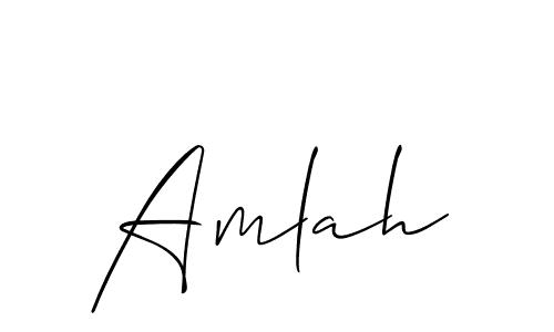 Once you've used our free online signature maker to create your best signature Allison_Script style, it's time to enjoy all of the benefits that Amlah name signing documents. Amlah signature style 2 images and pictures png