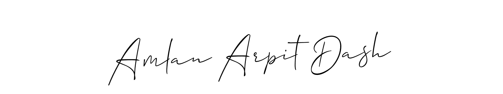 Once you've used our free online signature maker to create your best signature Allison_Script style, it's time to enjoy all of the benefits that Amlan Arpit Dash name signing documents. Amlan Arpit Dash signature style 2 images and pictures png