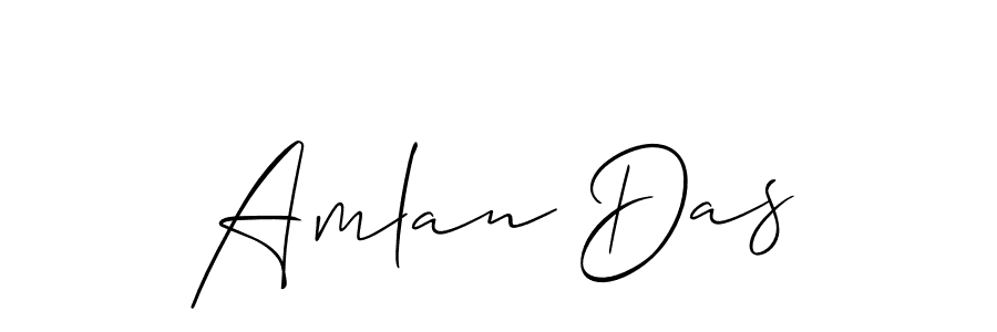 It looks lik you need a new signature style for name Amlan Das. Design unique handwritten (Allison_Script) signature with our free signature maker in just a few clicks. Amlan Das signature style 2 images and pictures png