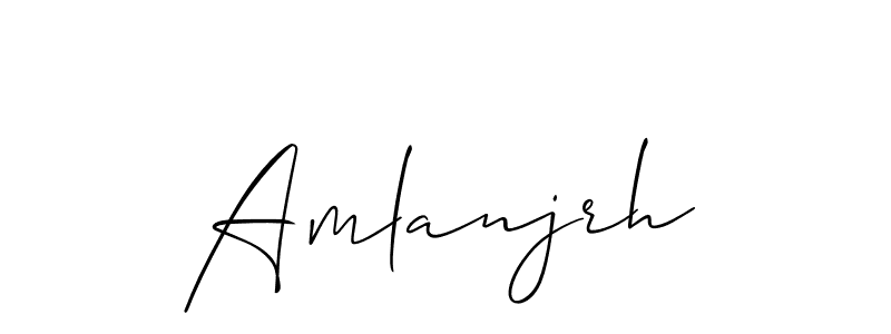 Make a beautiful signature design for name Amlanjrh. Use this online signature maker to create a handwritten signature for free. Amlanjrh signature style 2 images and pictures png