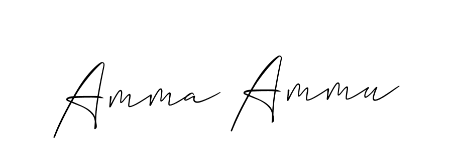 How to Draw Amma Ammu signature style? Allison_Script is a latest design signature styles for name Amma Ammu. Amma Ammu signature style 2 images and pictures png