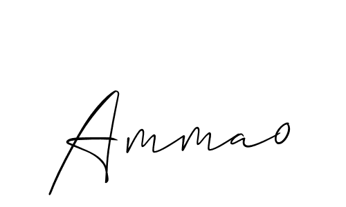 It looks lik you need a new signature style for name Amma0. Design unique handwritten (Allison_Script) signature with our free signature maker in just a few clicks. Amma0 signature style 2 images and pictures png