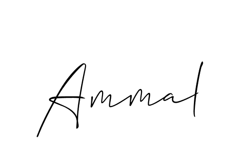Allison_Script is a professional signature style that is perfect for those who want to add a touch of class to their signature. It is also a great choice for those who want to make their signature more unique. Get Ammal name to fancy signature for free. Ammal signature style 2 images and pictures png