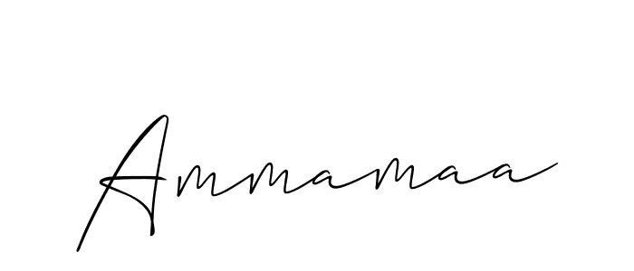 You should practise on your own different ways (Allison_Script) to write your name (Ammamaa) in signature. don't let someone else do it for you. Ammamaa signature style 2 images and pictures png