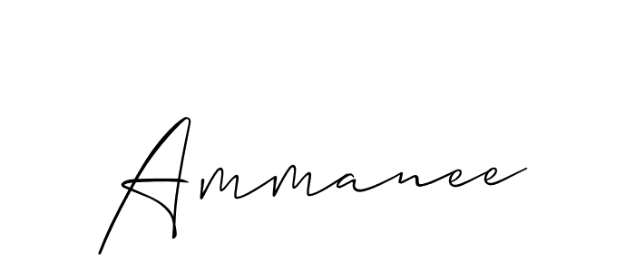 Ammanee stylish signature style. Best Handwritten Sign (Allison_Script) for my name. Handwritten Signature Collection Ideas for my name Ammanee. Ammanee signature style 2 images and pictures png