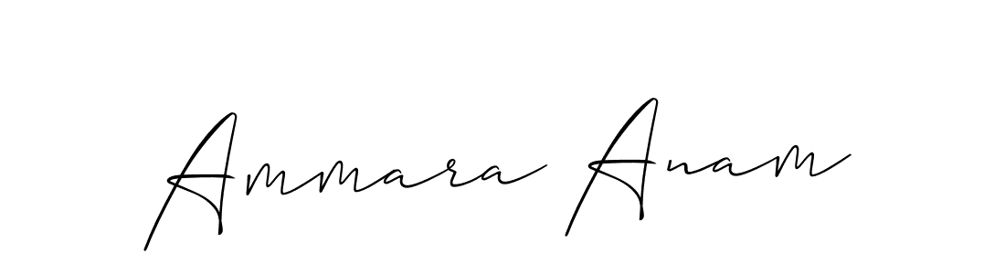 How to Draw Ammara Anam signature style? Allison_Script is a latest design signature styles for name Ammara Anam. Ammara Anam signature style 2 images and pictures png