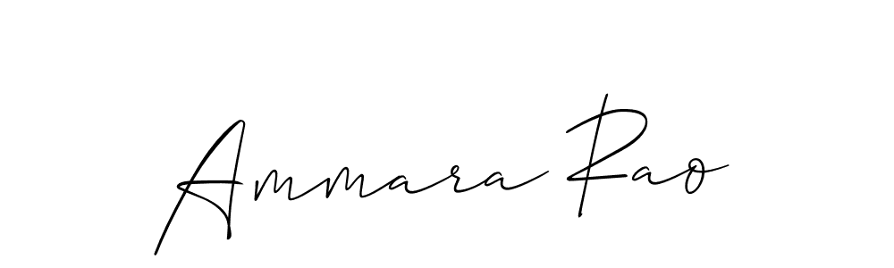 It looks lik you need a new signature style for name Ammara Rao. Design unique handwritten (Allison_Script) signature with our free signature maker in just a few clicks. Ammara Rao signature style 2 images and pictures png