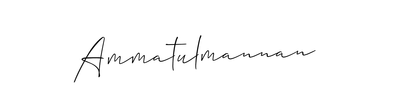 if you are searching for the best signature style for your name Ammatulmannan. so please give up your signature search. here we have designed multiple signature styles  using Allison_Script. Ammatulmannan signature style 2 images and pictures png