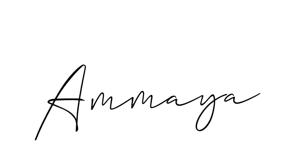 It looks lik you need a new signature style for name Ammaya. Design unique handwritten (Allison_Script) signature with our free signature maker in just a few clicks. Ammaya signature style 2 images and pictures png
