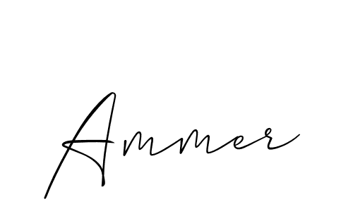 Also we have Ammer name is the best signature style. Create professional handwritten signature collection using Allison_Script autograph style. Ammer signature style 2 images and pictures png