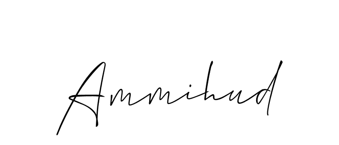 Best and Professional Signature Style for Ammihud. Allison_Script Best Signature Style Collection. Ammihud signature style 2 images and pictures png