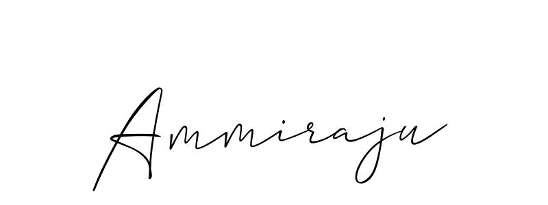 Create a beautiful signature design for name Ammiraju. With this signature (Allison_Script) fonts, you can make a handwritten signature for free. Ammiraju signature style 2 images and pictures png