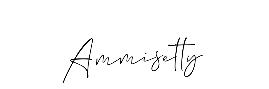 How to make Ammisetty name signature. Use Allison_Script style for creating short signs online. This is the latest handwritten sign. Ammisetty signature style 2 images and pictures png