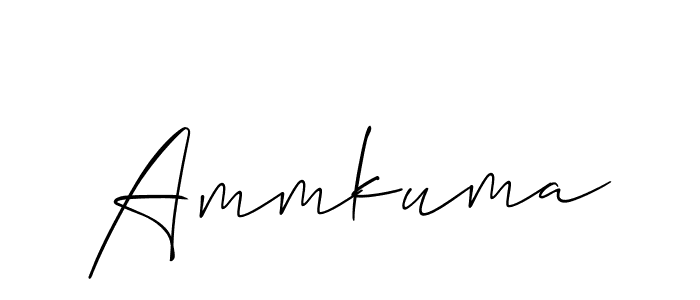 How to make Ammkuma name signature. Use Allison_Script style for creating short signs online. This is the latest handwritten sign. Ammkuma signature style 2 images and pictures png