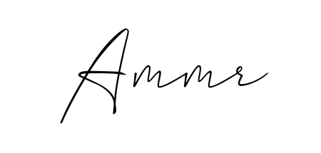 Download transparent PNG signature for name Ammr styled with Allison_Script font. Ready to paste directly into PDF and Word agreements. Ammr signature style 2 images and pictures png
