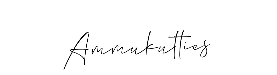 How to Draw Ammukutties signature style? Allison_Script is a latest design signature styles for name Ammukutties. Ammukutties signature style 2 images and pictures png