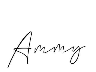 Ammy stylish signature style. Best Handwritten Sign (Allison_Script) for my name. Handwritten Signature Collection Ideas for my name Ammy. Ammy signature style 2 images and pictures png