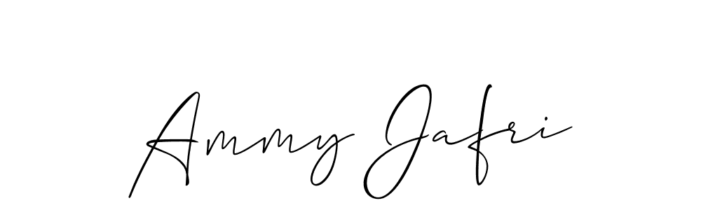 if you are searching for the best signature style for your name Ammy Jafri. so please give up your signature search. here we have designed multiple signature styles  using Allison_Script. Ammy Jafri signature style 2 images and pictures png
