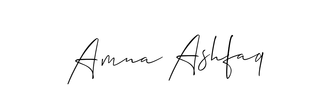 It looks lik you need a new signature style for name Amna Ashfaq. Design unique handwritten (Allison_Script) signature with our free signature maker in just a few clicks. Amna Ashfaq signature style 2 images and pictures png