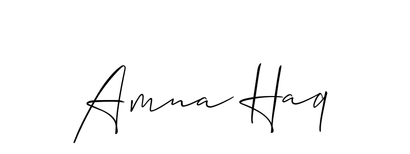 Best and Professional Signature Style for Amna Haq. Allison_Script Best Signature Style Collection. Amna Haq signature style 2 images and pictures png