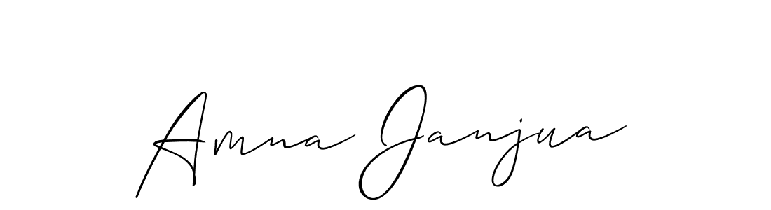 Make a short Amna Janjua signature style. Manage your documents anywhere anytime using Allison_Script. Create and add eSignatures, submit forms, share and send files easily. Amna Janjua signature style 2 images and pictures png