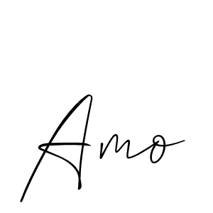 You should practise on your own different ways (Allison_Script) to write your name (Amo) in signature. don't let someone else do it for you. Amo signature style 2 images and pictures png