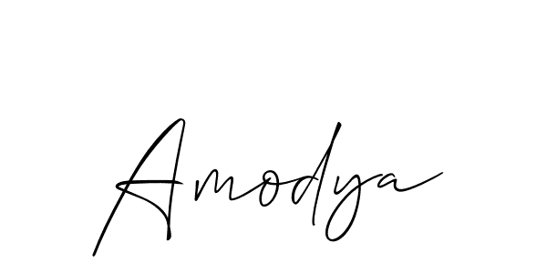 Make a beautiful signature design for name Amodya. Use this online signature maker to create a handwritten signature for free. Amodya signature style 2 images and pictures png