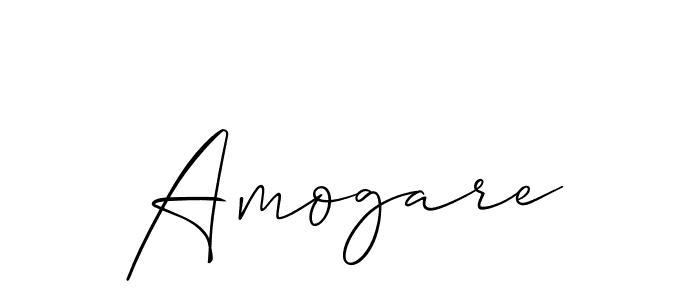 if you are searching for the best signature style for your name Amogare. so please give up your signature search. here we have designed multiple signature styles  using Allison_Script. Amogare signature style 2 images and pictures png