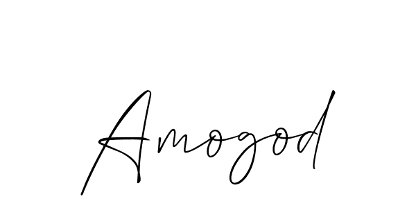 Amogod stylish signature style. Best Handwritten Sign (Allison_Script) for my name. Handwritten Signature Collection Ideas for my name Amogod. Amogod signature style 2 images and pictures png