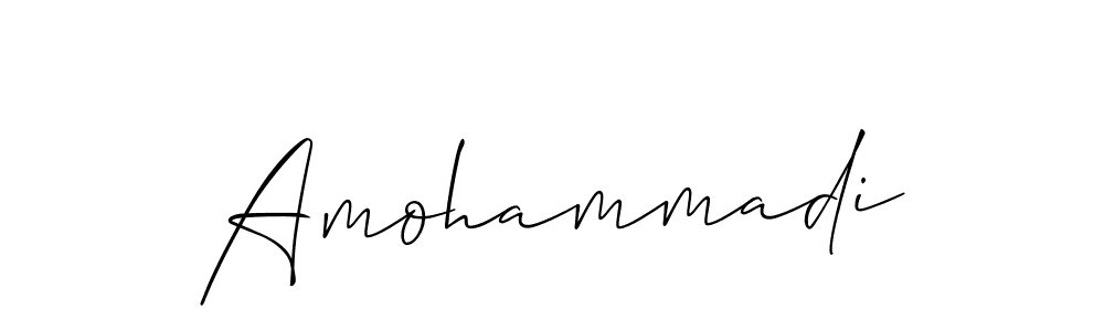 How to Draw Amohammadi signature style? Allison_Script is a latest design signature styles for name Amohammadi. Amohammadi signature style 2 images and pictures png