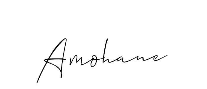 Also You can easily find your signature by using the search form. We will create Amohane name handwritten signature images for you free of cost using Allison_Script sign style. Amohane signature style 2 images and pictures png