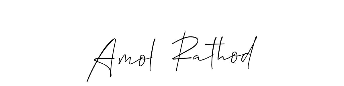 It looks lik you need a new signature style for name Amol  Rathod. Design unique handwritten (Allison_Script) signature with our free signature maker in just a few clicks. Amol  Rathod signature style 2 images and pictures png