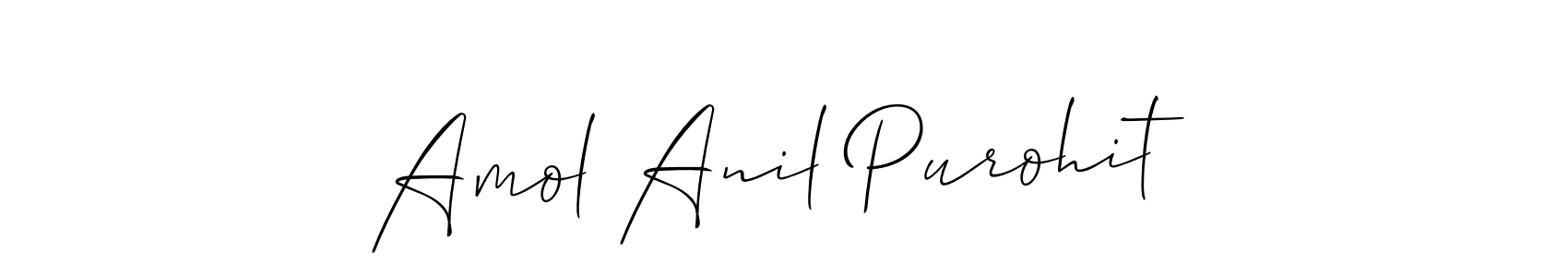 Once you've used our free online signature maker to create your best signature Allison_Script style, it's time to enjoy all of the benefits that Amol Anil Purohit name signing documents. Amol Anil Purohit signature style 2 images and pictures png
