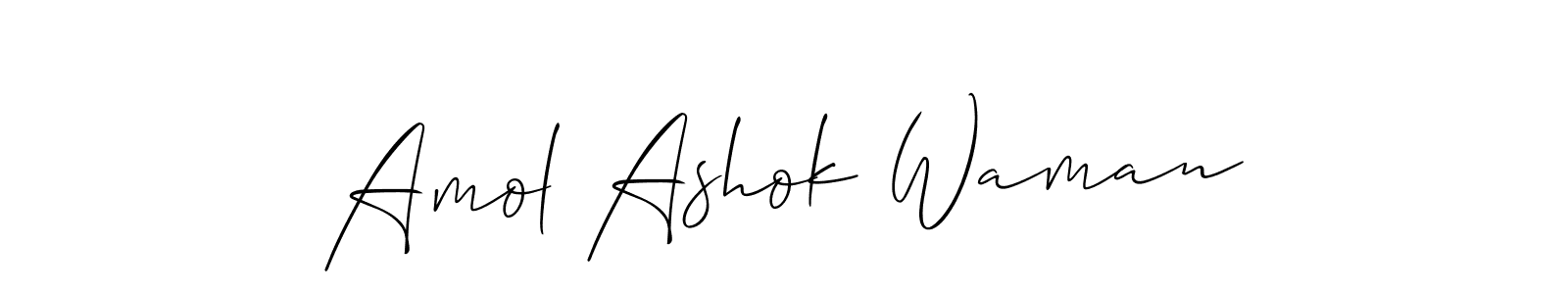 Once you've used our free online signature maker to create your best signature Allison_Script style, it's time to enjoy all of the benefits that Amol Ashok Waman name signing documents. Amol Ashok Waman signature style 2 images and pictures png