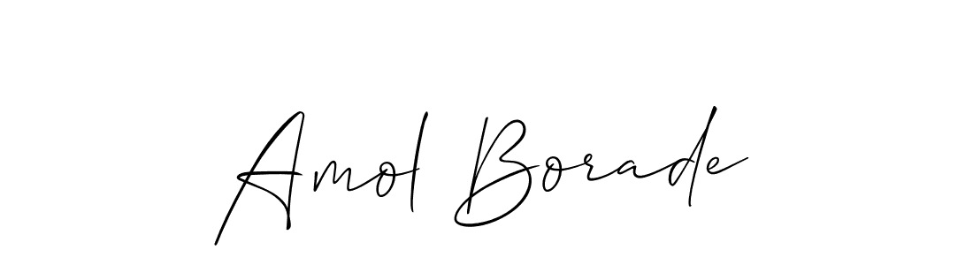 Best and Professional Signature Style for Amol Borade. Allison_Script Best Signature Style Collection. Amol Borade signature style 2 images and pictures png