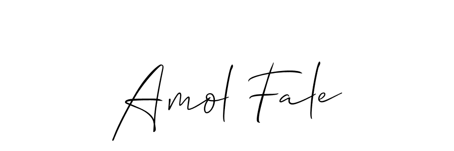 Amol Fale stylish signature style. Best Handwritten Sign (Allison_Script) for my name. Handwritten Signature Collection Ideas for my name Amol Fale. Amol Fale signature style 2 images and pictures png
