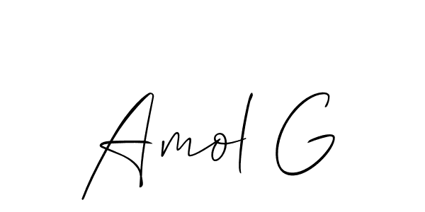 Best and Professional Signature Style for Amol G. Allison_Script Best Signature Style Collection. Amol G signature style 2 images and pictures png