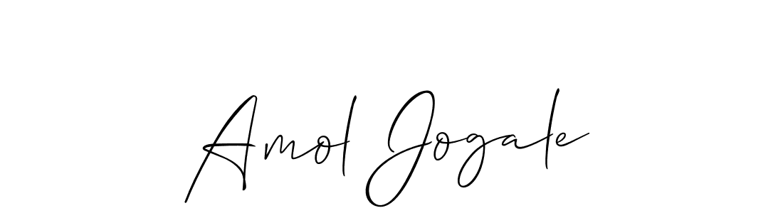 How to make Amol Jogale signature? Allison_Script is a professional autograph style. Create handwritten signature for Amol Jogale name. Amol Jogale signature style 2 images and pictures png