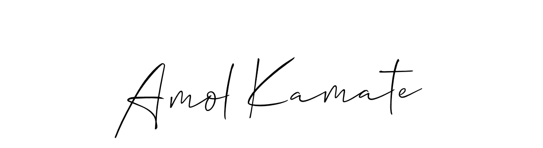 You should practise on your own different ways (Allison_Script) to write your name (Amol Kamate) in signature. don't let someone else do it for you. Amol Kamate signature style 2 images and pictures png