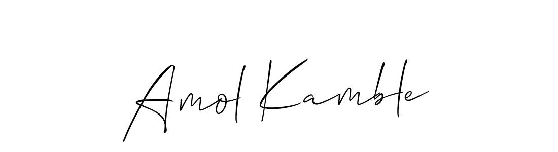 How to Draw Amol Kamble signature style? Allison_Script is a latest design signature styles for name Amol Kamble. Amol Kamble signature style 2 images and pictures png