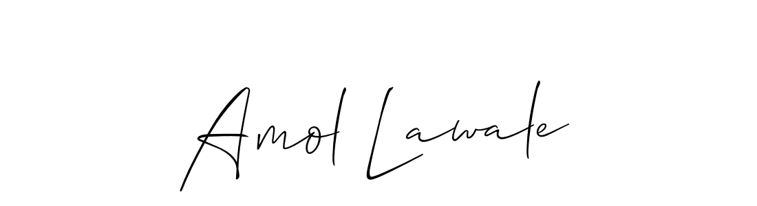 How to Draw Amol Lawale signature style? Allison_Script is a latest design signature styles for name Amol Lawale. Amol Lawale signature style 2 images and pictures png