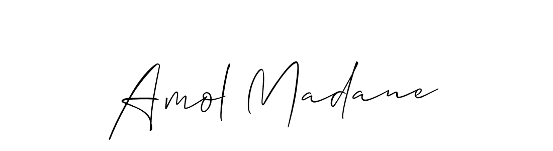 How to Draw Amol Madane signature style? Allison_Script is a latest design signature styles for name Amol Madane. Amol Madane signature style 2 images and pictures png