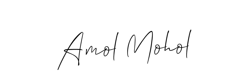 Make a beautiful signature design for name Amol Mohol. Use this online signature maker to create a handwritten signature for free. Amol Mohol signature style 2 images and pictures png