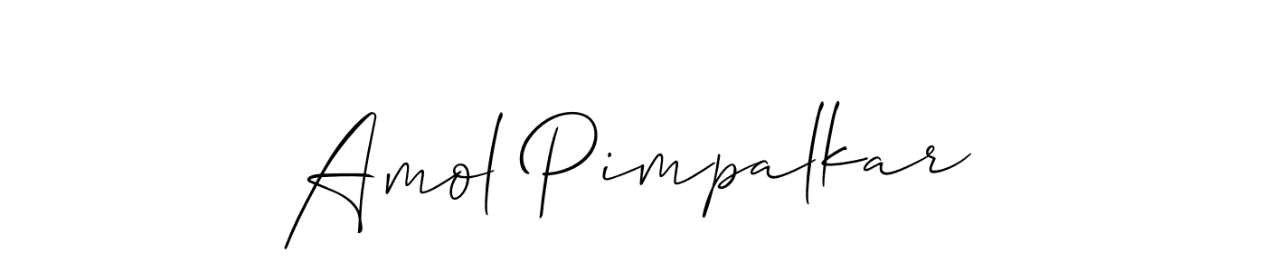 Also You can easily find your signature by using the search form. We will create Amol Pimpalkar name handwritten signature images for you free of cost using Allison_Script sign style. Amol Pimpalkar signature style 2 images and pictures png