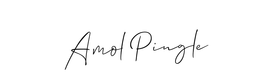 How to Draw Amol Pingle signature style? Allison_Script is a latest design signature styles for name Amol Pingle. Amol Pingle signature style 2 images and pictures png