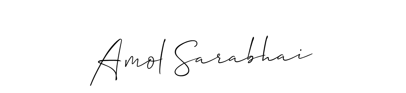 It looks lik you need a new signature style for name Amol Sarabhai. Design unique handwritten (Allison_Script) signature with our free signature maker in just a few clicks. Amol Sarabhai signature style 2 images and pictures png
